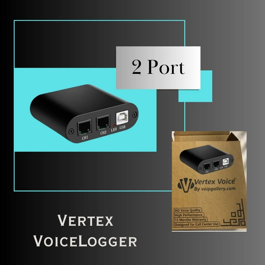2 Port Voice logger